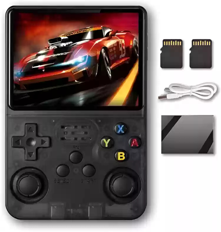 Fully Loaded R36S ArkOS Retro Handheld Game Console with Dedicated ROM and OS microSD Cards