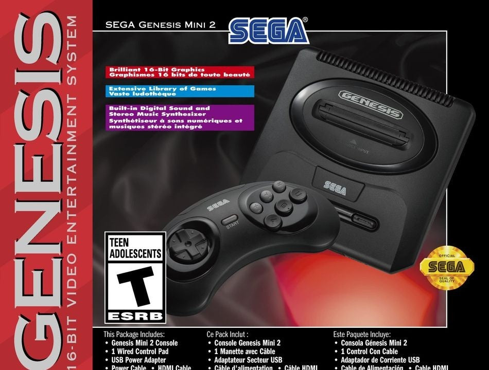 Authentic Sega Genesis Mini 2: Never Opened with 60+ Titles