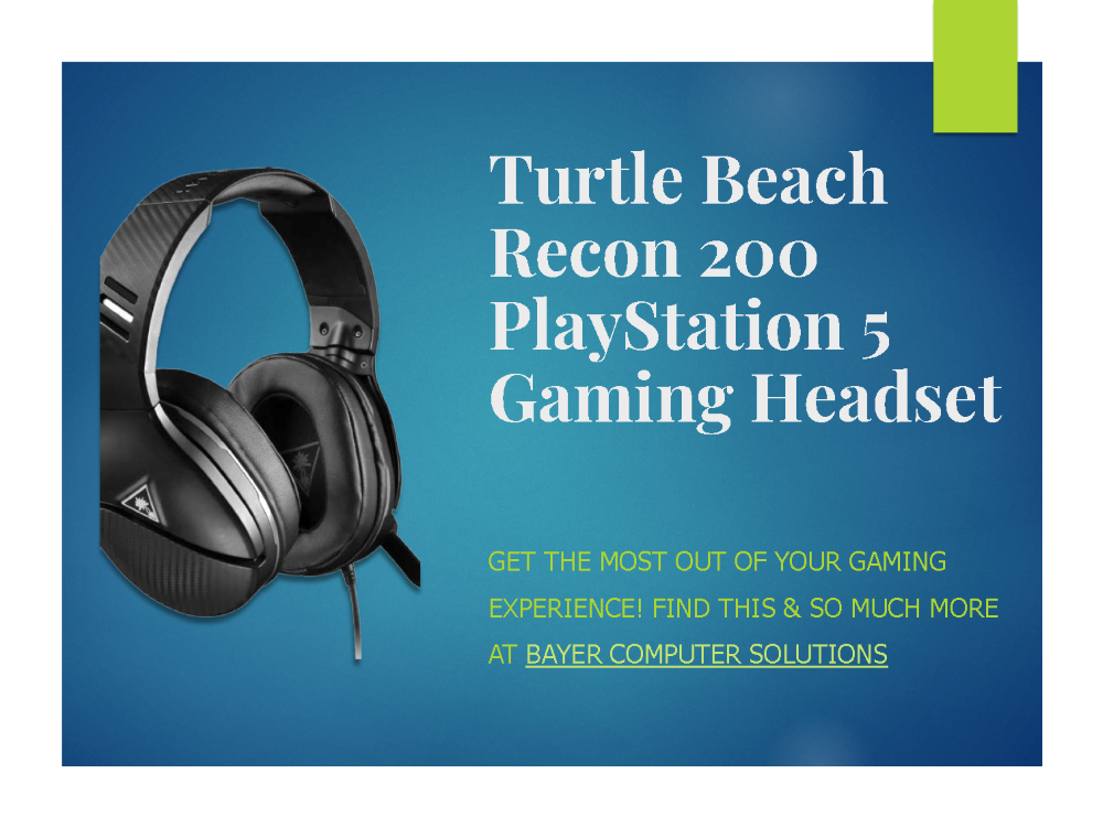 Turtle Beach Recon 200 Gaming Headset for Nintendo XBOX 1 and More