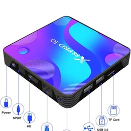 X88 Pro 10 Android 11 TV Streaming 4K Media Box 4GB RAM and 32GB ROM