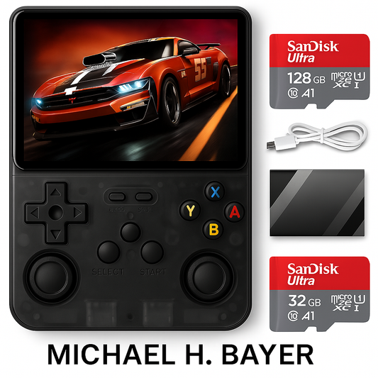 Fully Loaded R36S ArkOS Retro Handheld Game Console with Dedicated ROM and OS microSD Cards