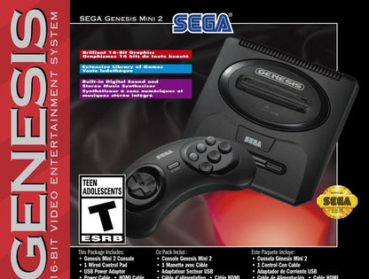 Authentic Sega Genesis Mini 2: Never Opened with 60+ Titles