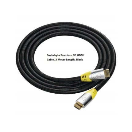 Snakebyte Mamba Premium Black 4K 6ft HDMI Cable