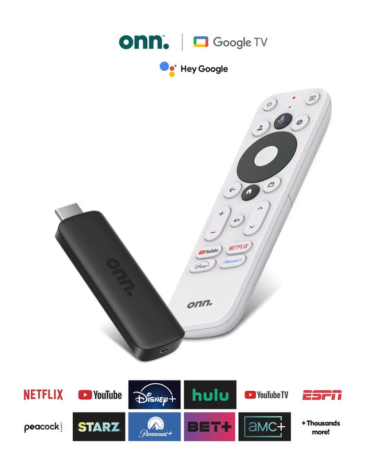 ONN Full HD Streaming - Device Google TV Dolby Audio 800 + Free Live TV Channels